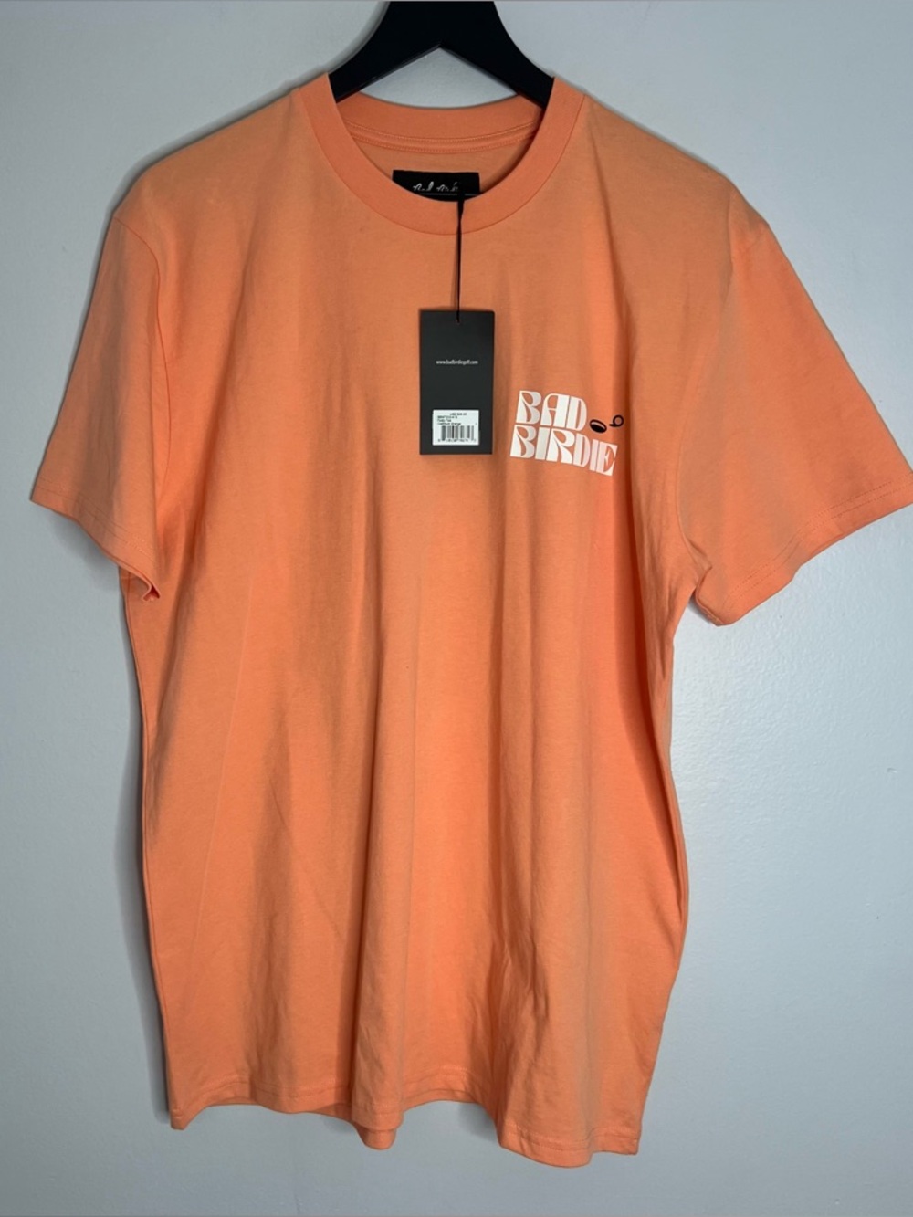 Bad Birdie Golf Festy T Shirt Mens Large Cadmium Orange NWT